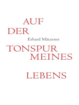 cover image of Auf der Tonspur meines Lebens